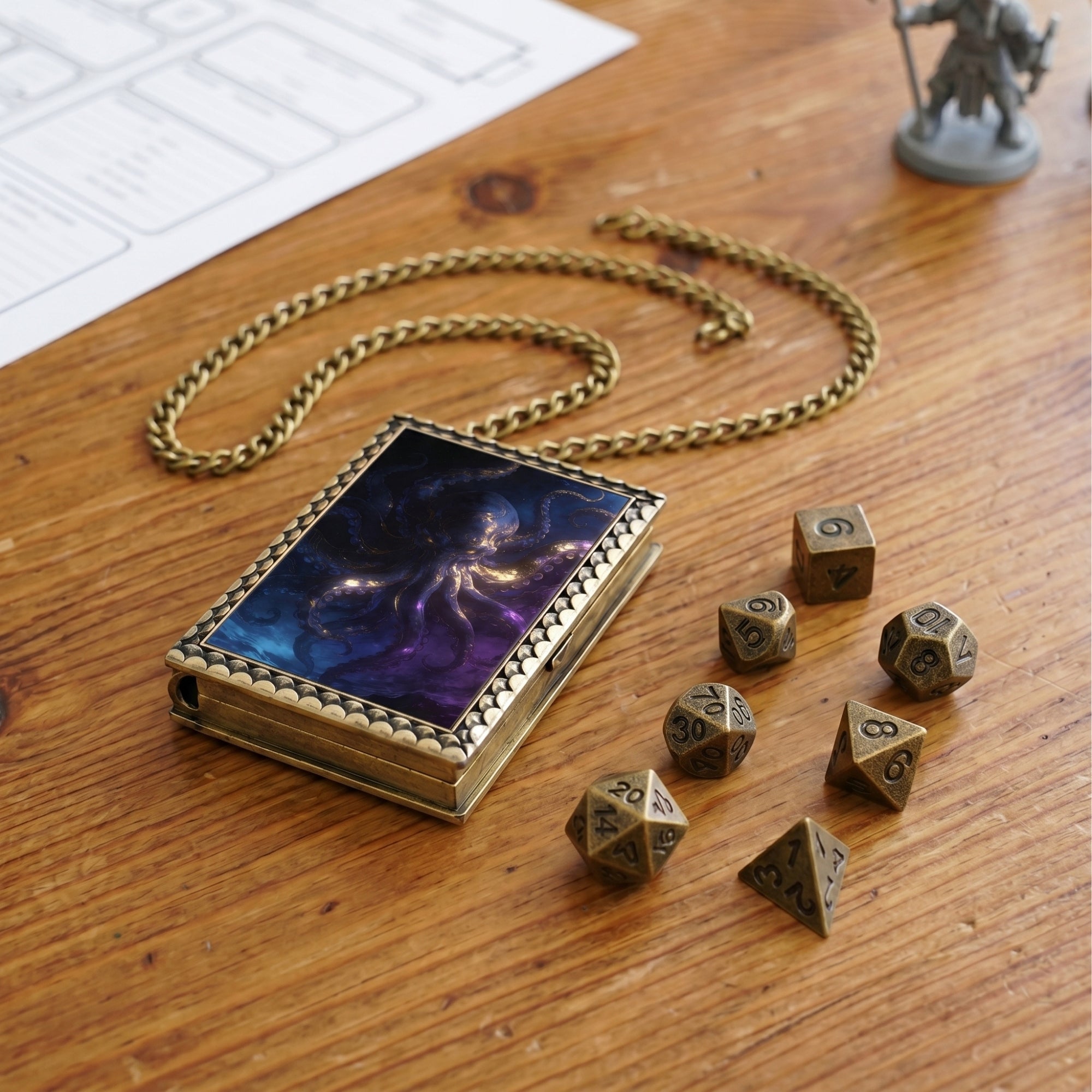 Abyssal Kraken Dice Necklace