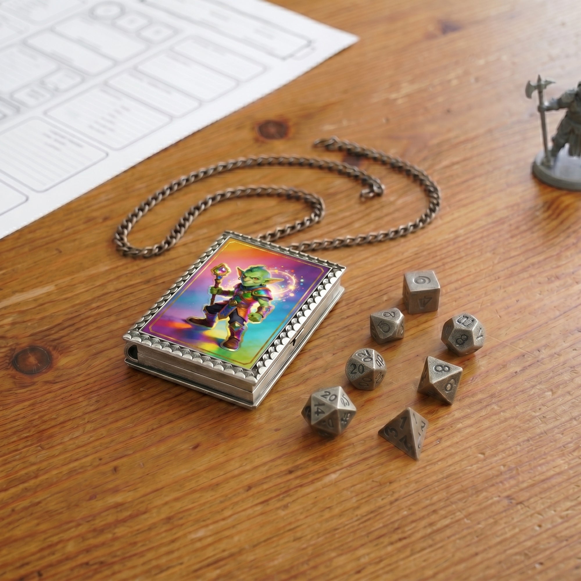 Goblin Mage Dice Necklace