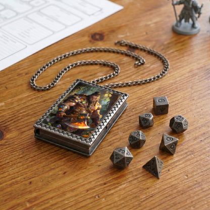 Barbarian Warrior Dice Necklace