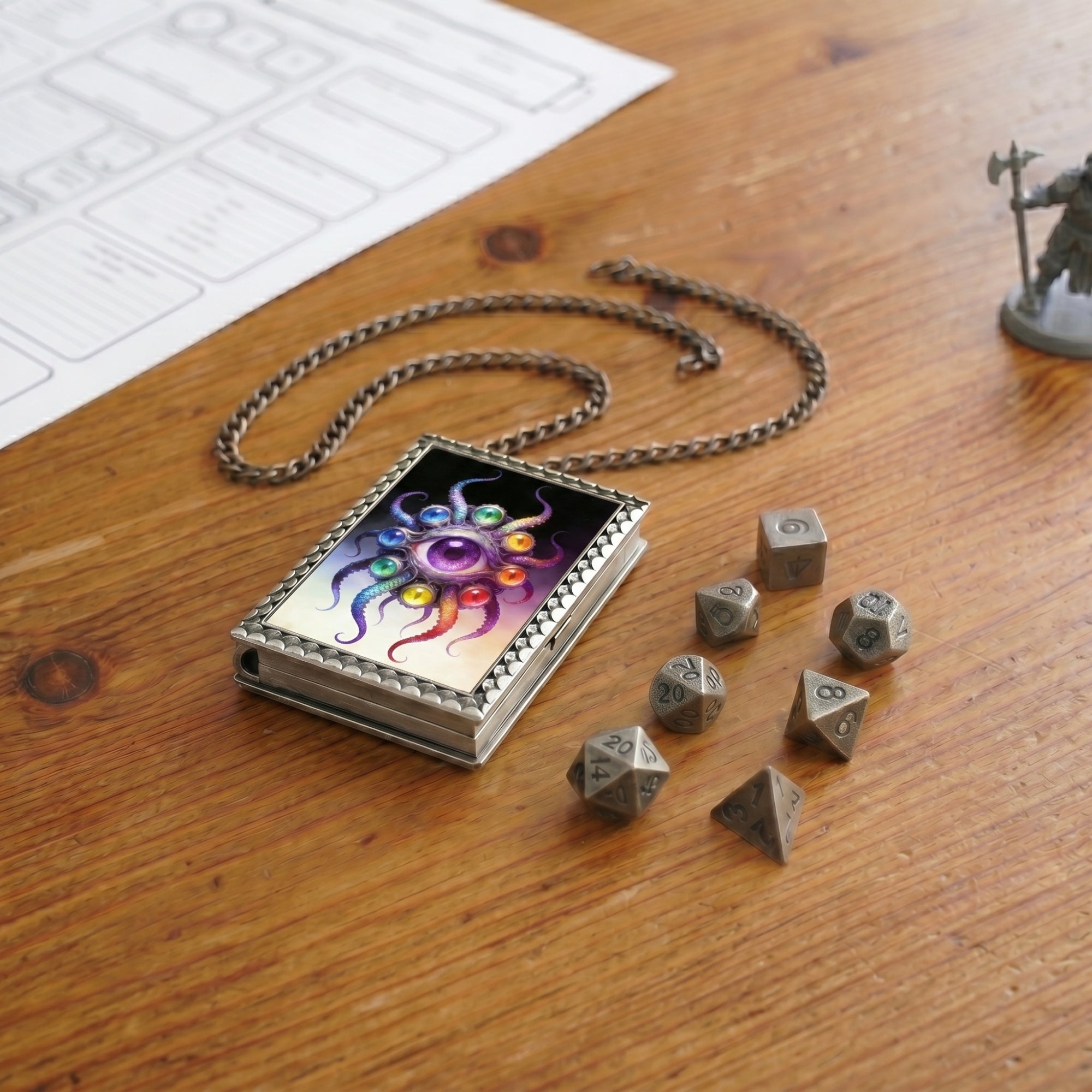 Eldritch Eye Dice Necklace