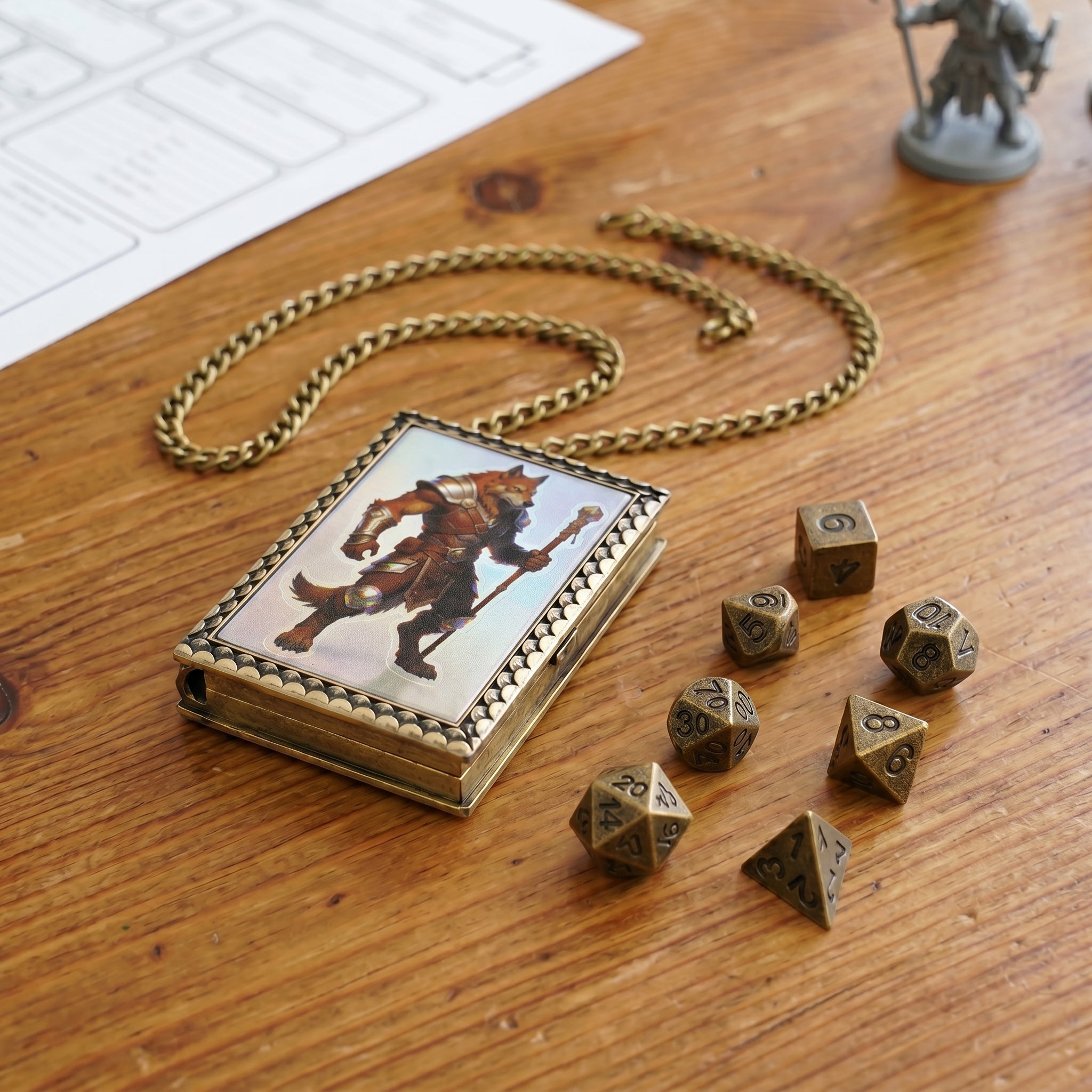 Foxfolk Shaman Dice Necklace