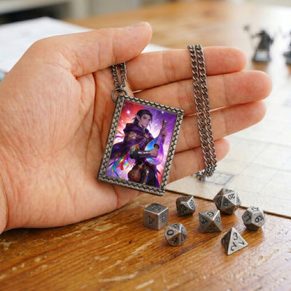 Elven Bard Dice Necklace