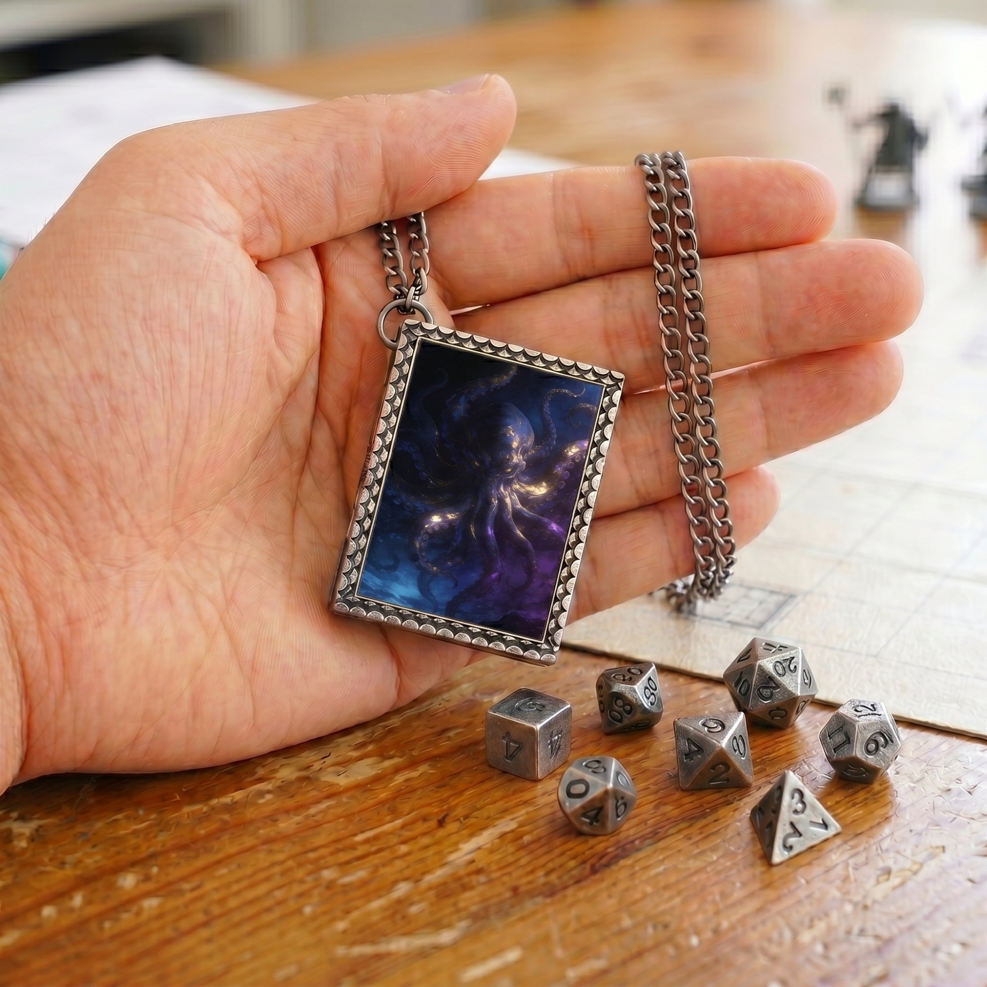 Abyssal Kraken Dice Necklace