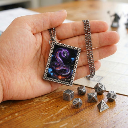 Abyssal Serpent Dice Necklace