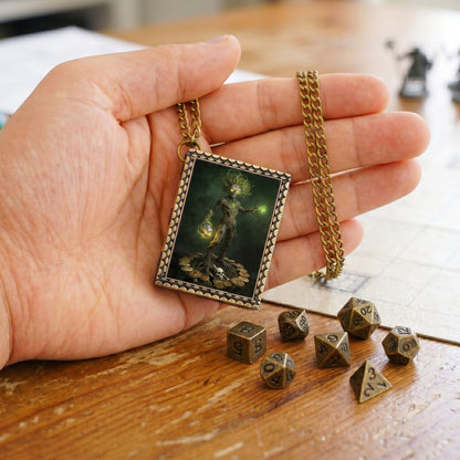 Cursed Treant Dice Necklace