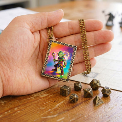 Goblin Mage Dice Necklace