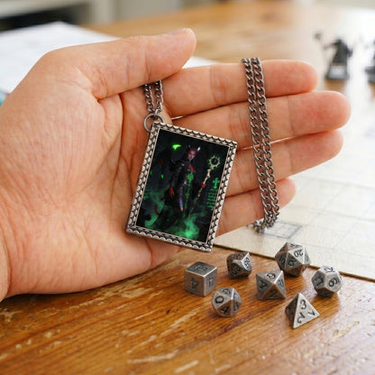 Infernal Warlock Dice Necklace