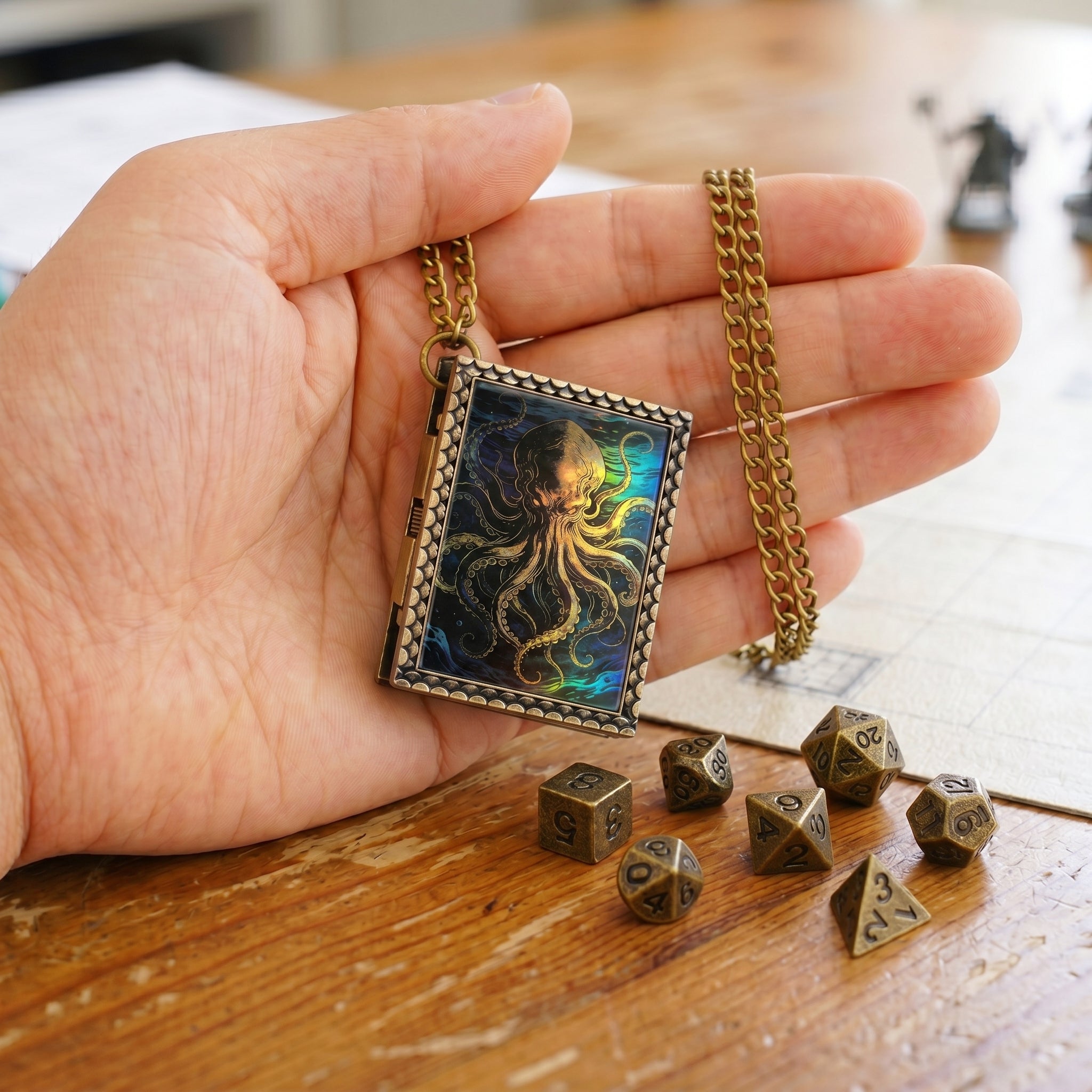 Kraken Dice Necklace