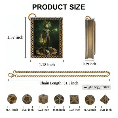 Cursed Treant Dice Necklace