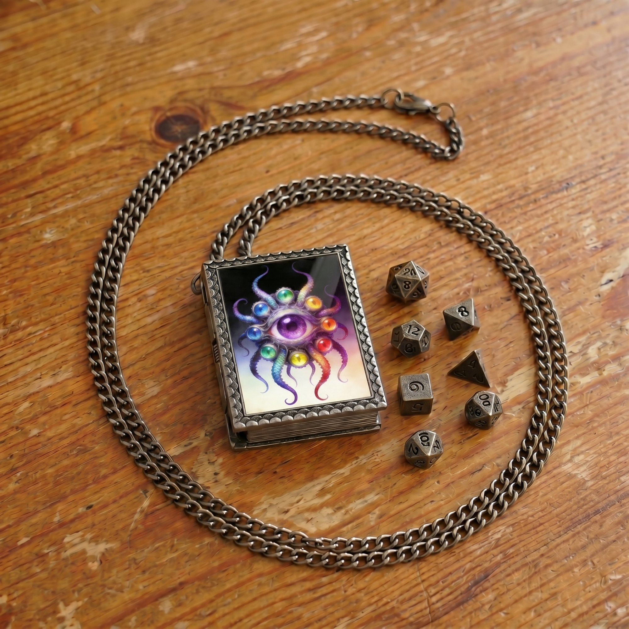 Eldritch Eye Dice Necklace