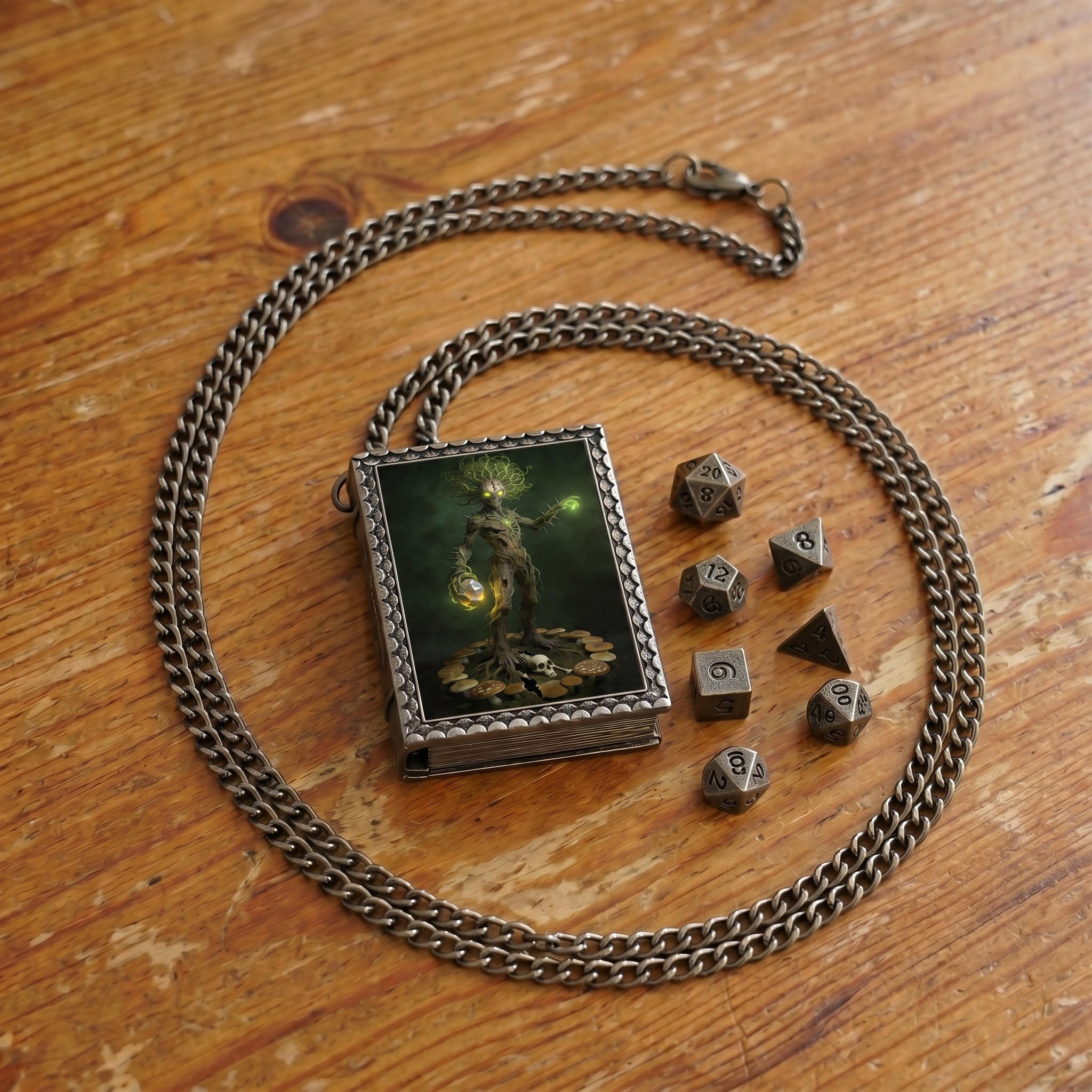 Cursed Treant Dice Necklace