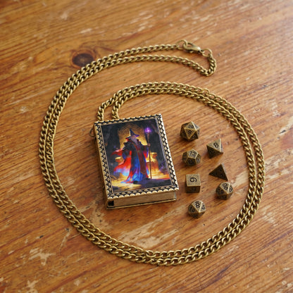 Arcane Wizard Dice Necklace