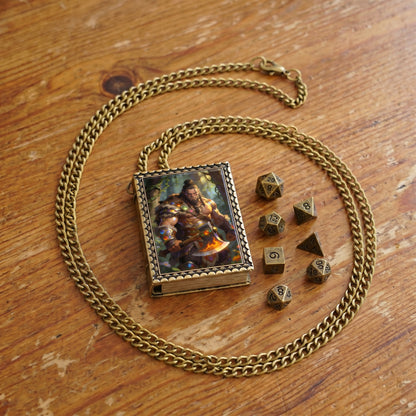 Barbarian Warrior Dice Necklace