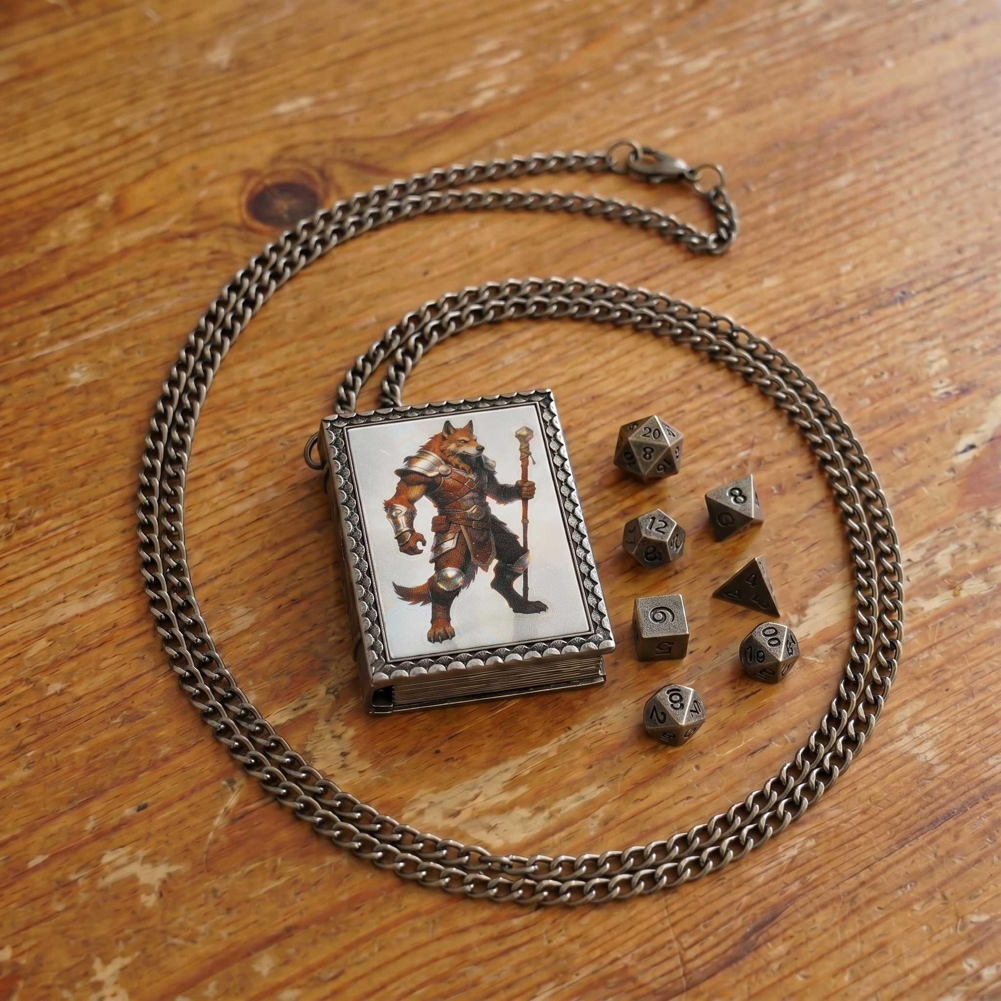 Foxfolk Shaman Dice Necklace