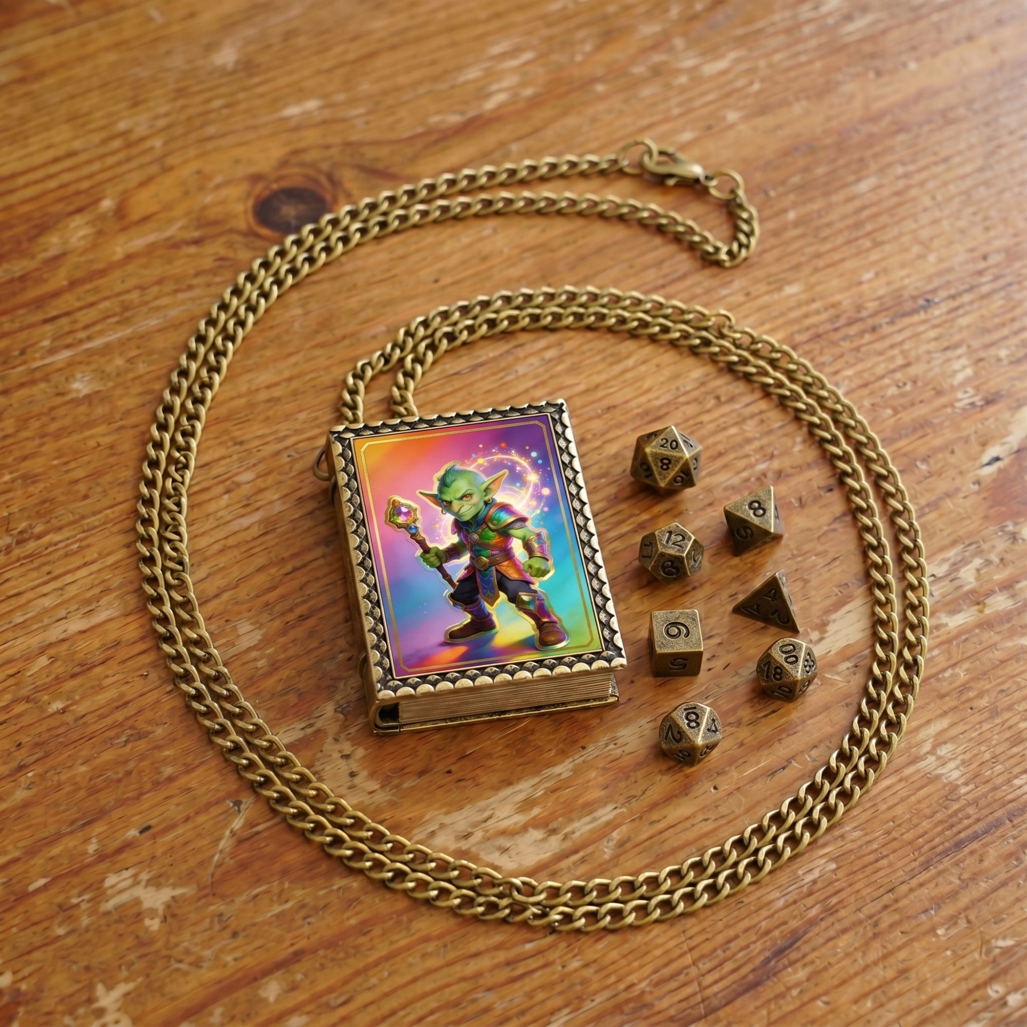 Goblin Mage Dice Necklace