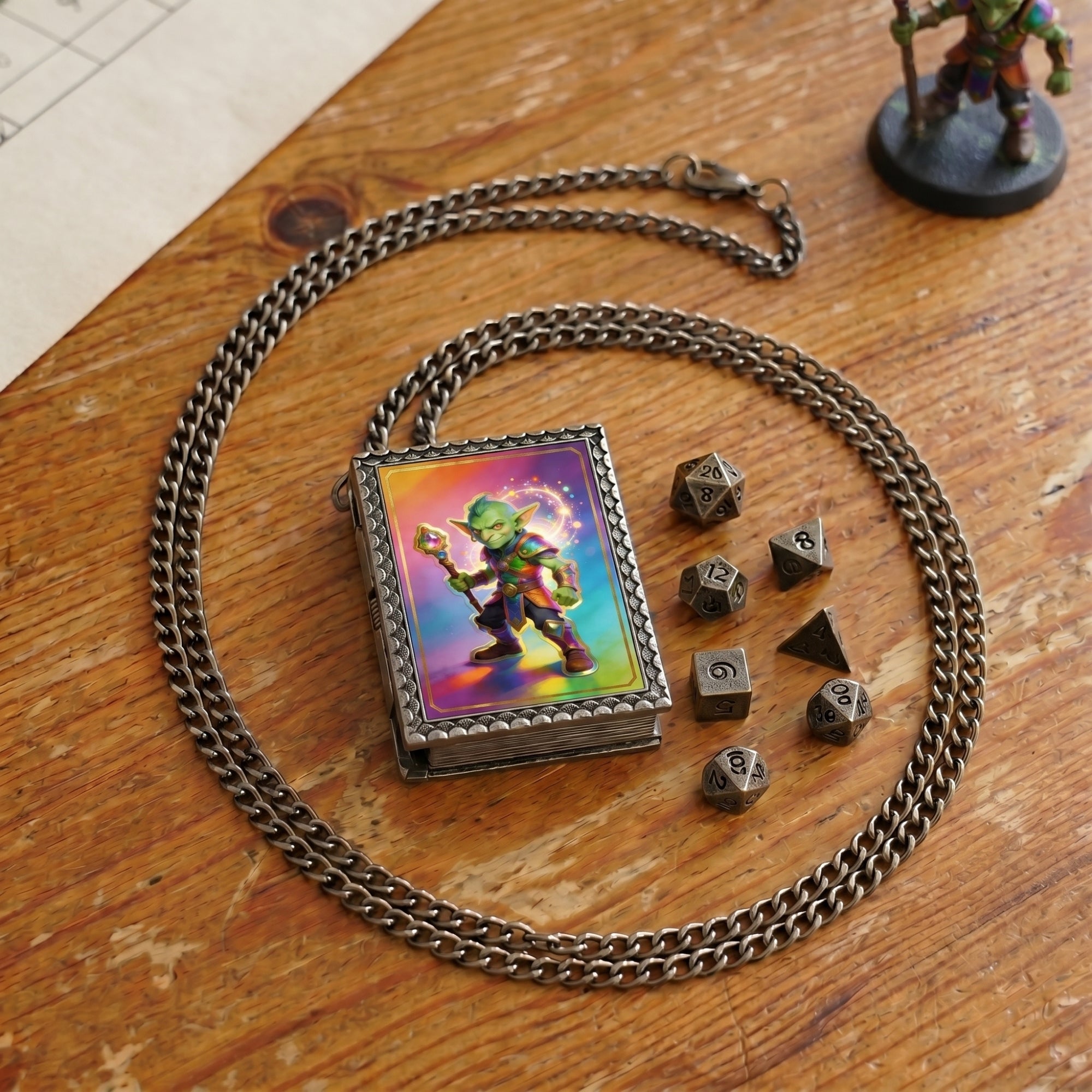 Goblin Mage Dice Necklace