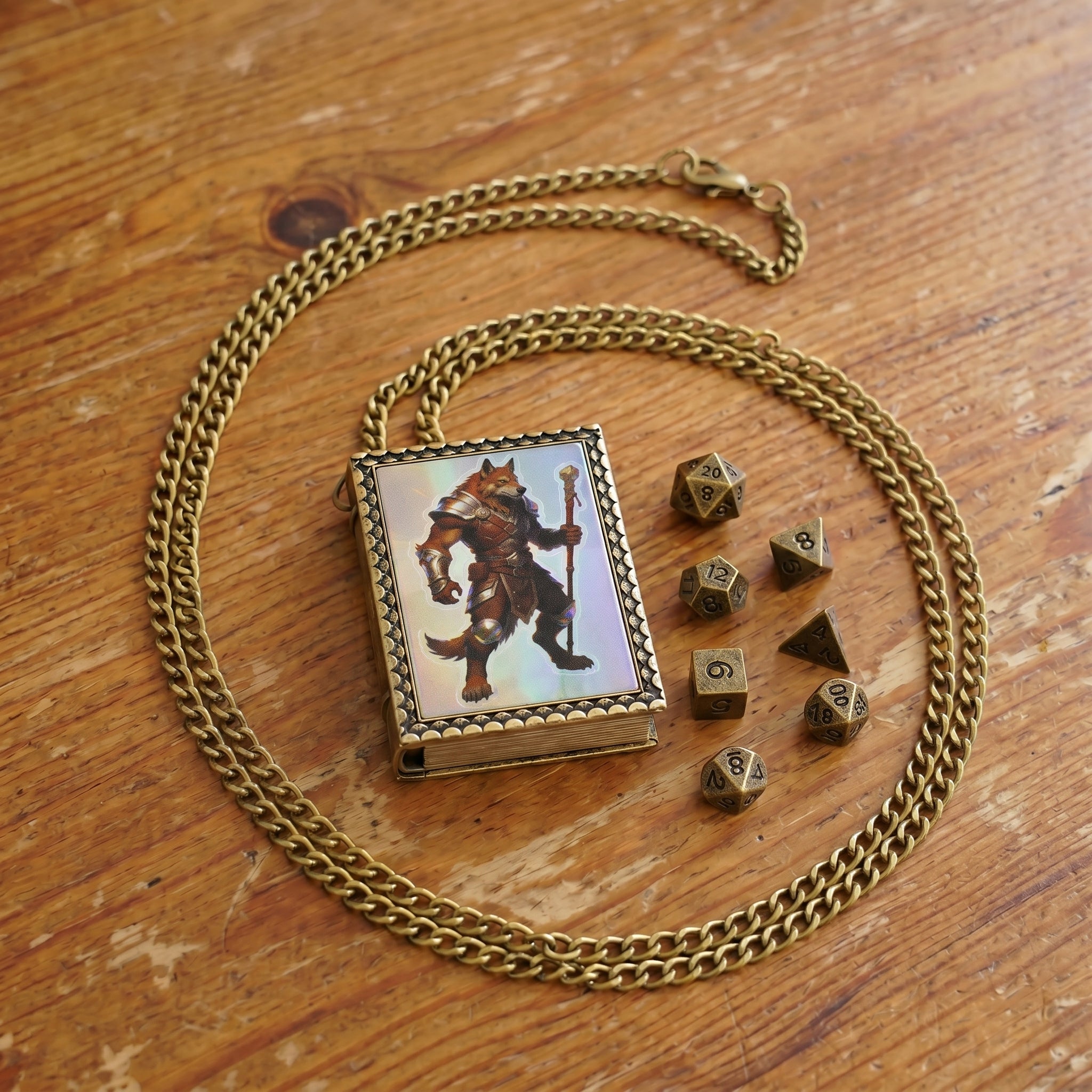 Foxfolk Shaman Dice Necklace