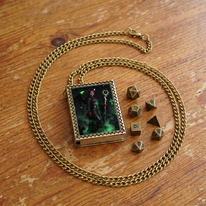 Infernal Warlock Dice Necklace
