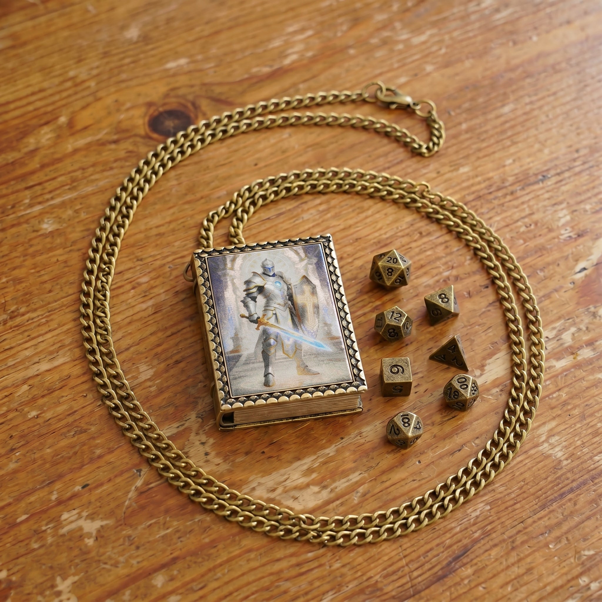 Radiant Paladin Dice Necklace