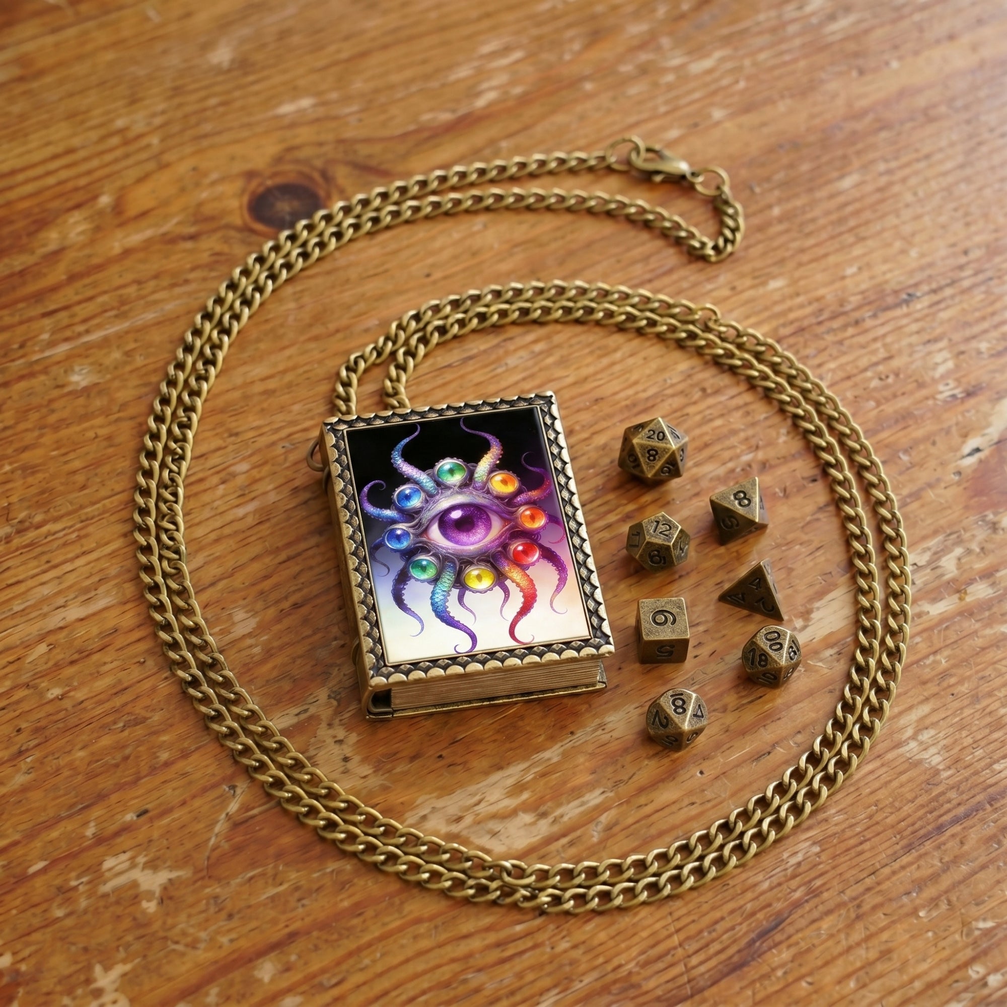 Eldritch Eye Dice Necklace