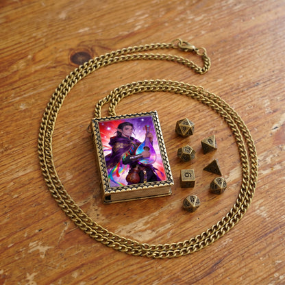 Elven Bard Dice Necklace