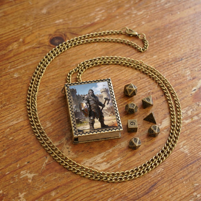 Orc Warrior Dice Necklace