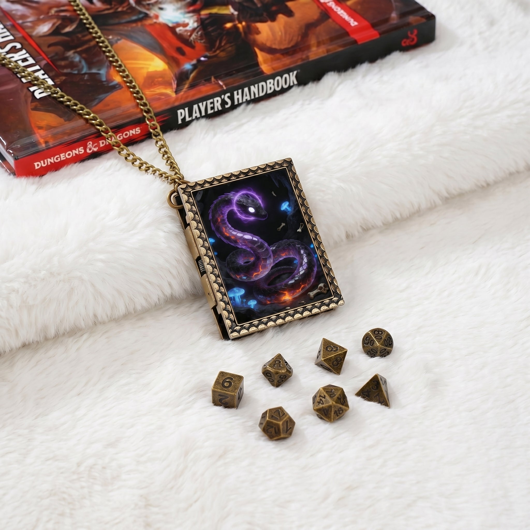 Abyssal Serpent Dice Necklace