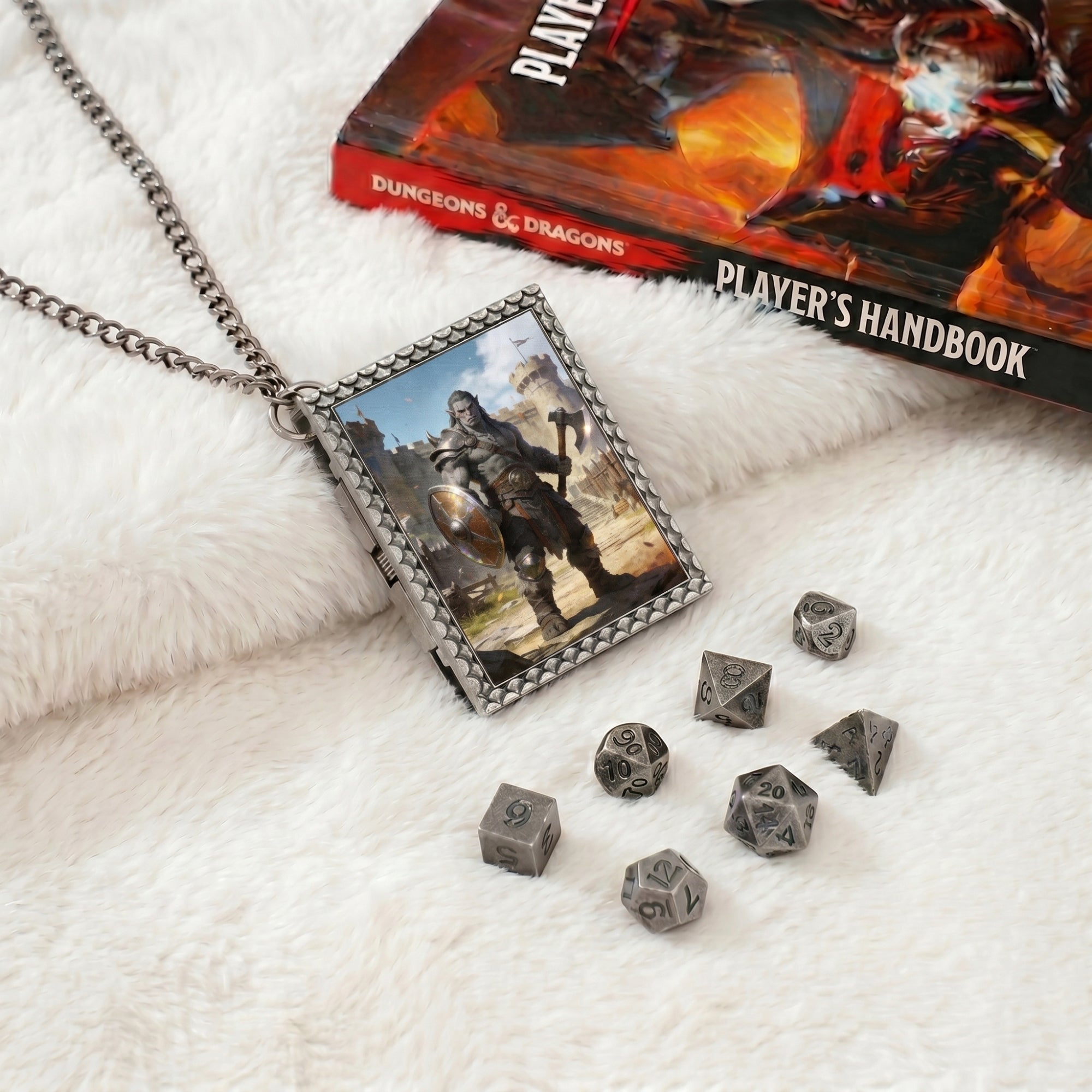 Orc Warrior Dice Necklace