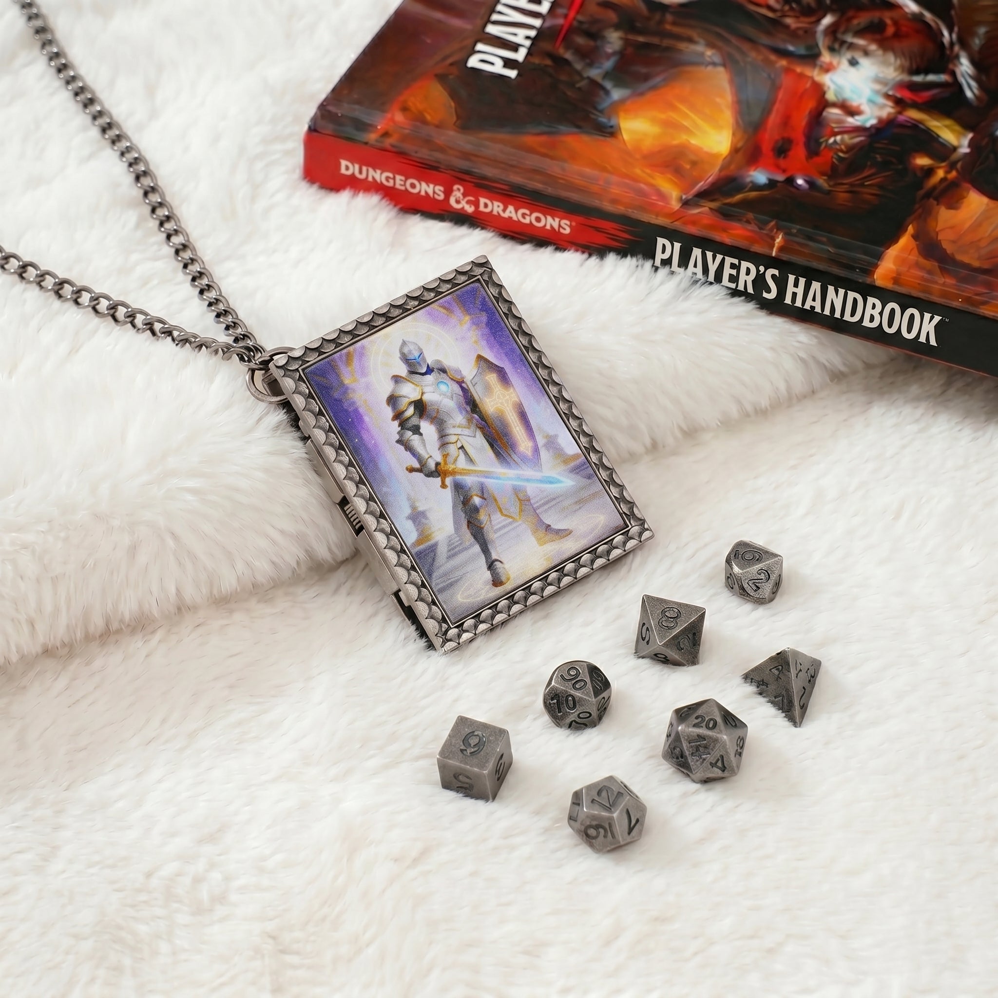 Radiant Paladin Dice Necklace