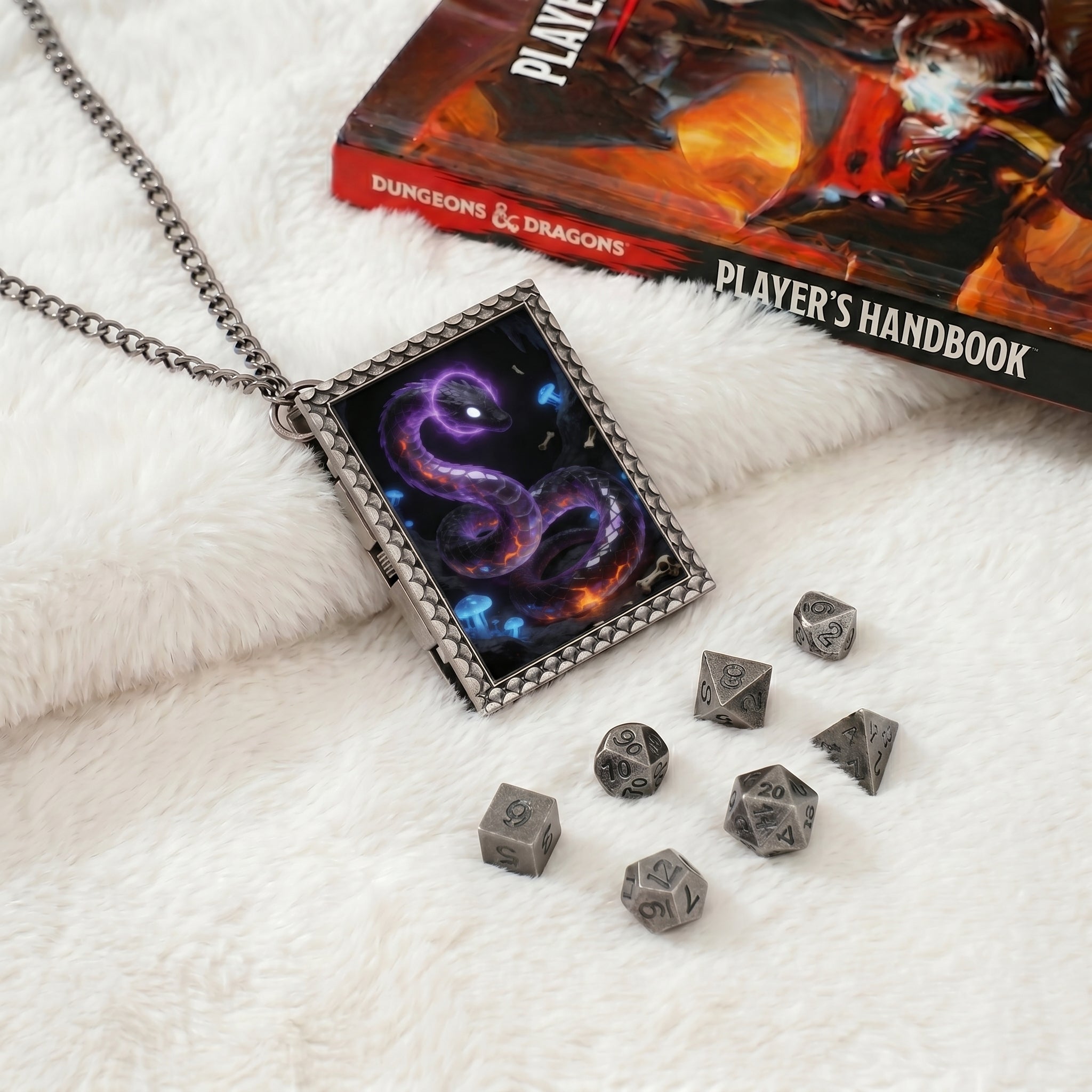 Abyssal Serpent Dice Necklace
