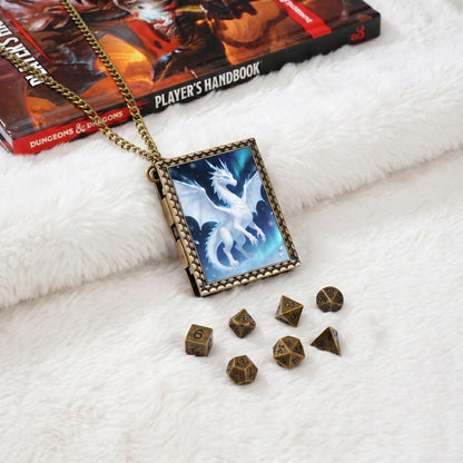 Frost Dragon Dice Necklace