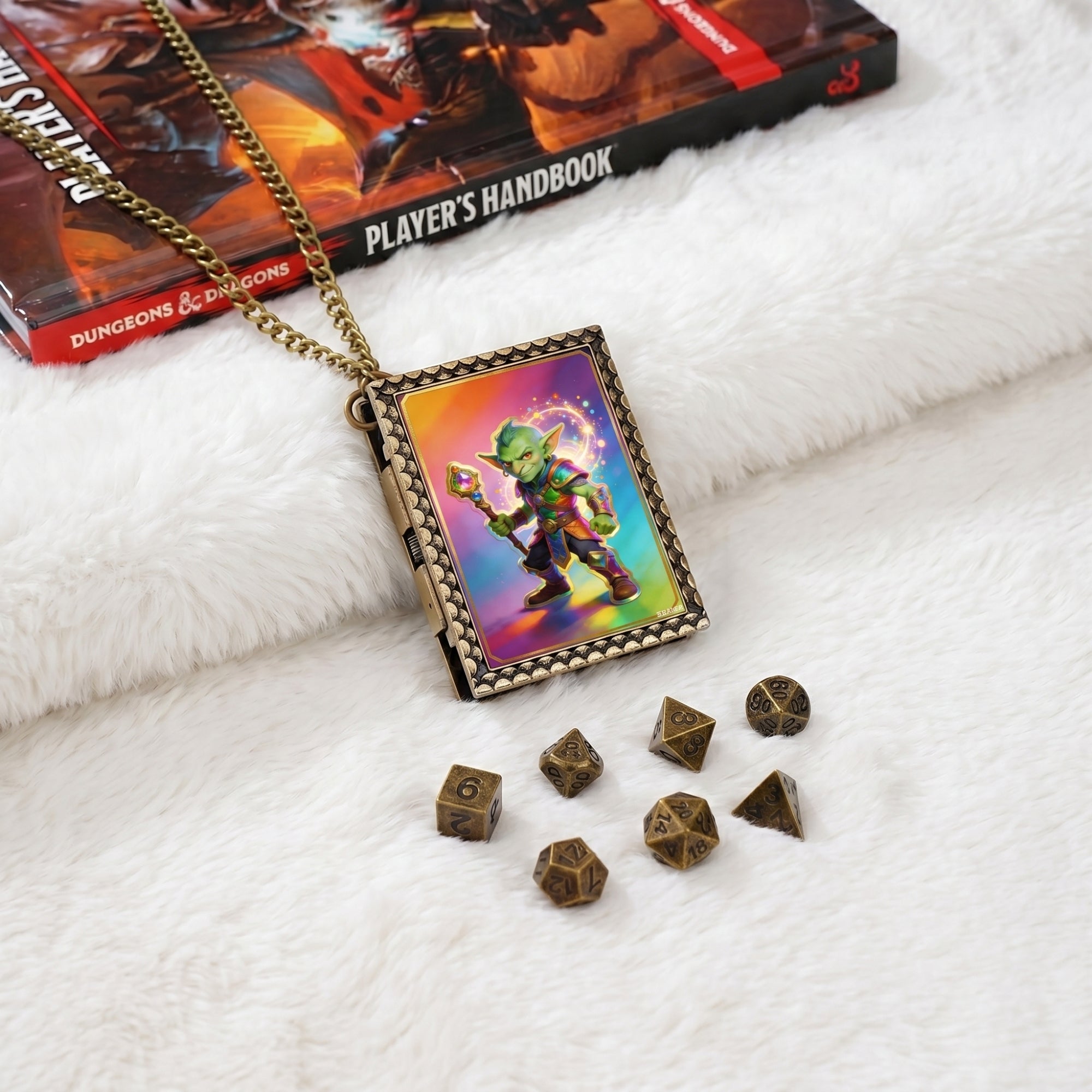 Goblin Mage Dice Necklace