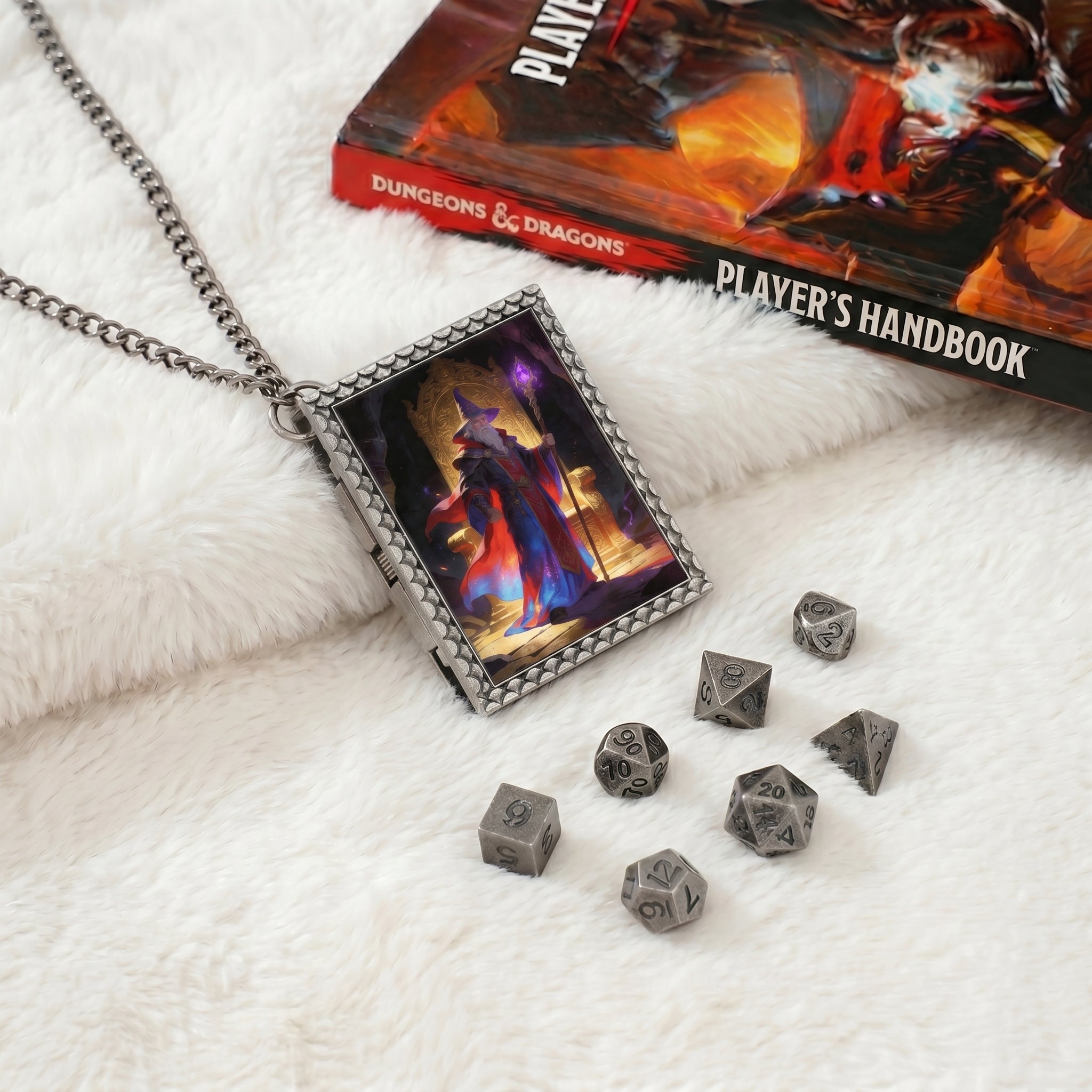 Arcane Wizard Dice Necklace