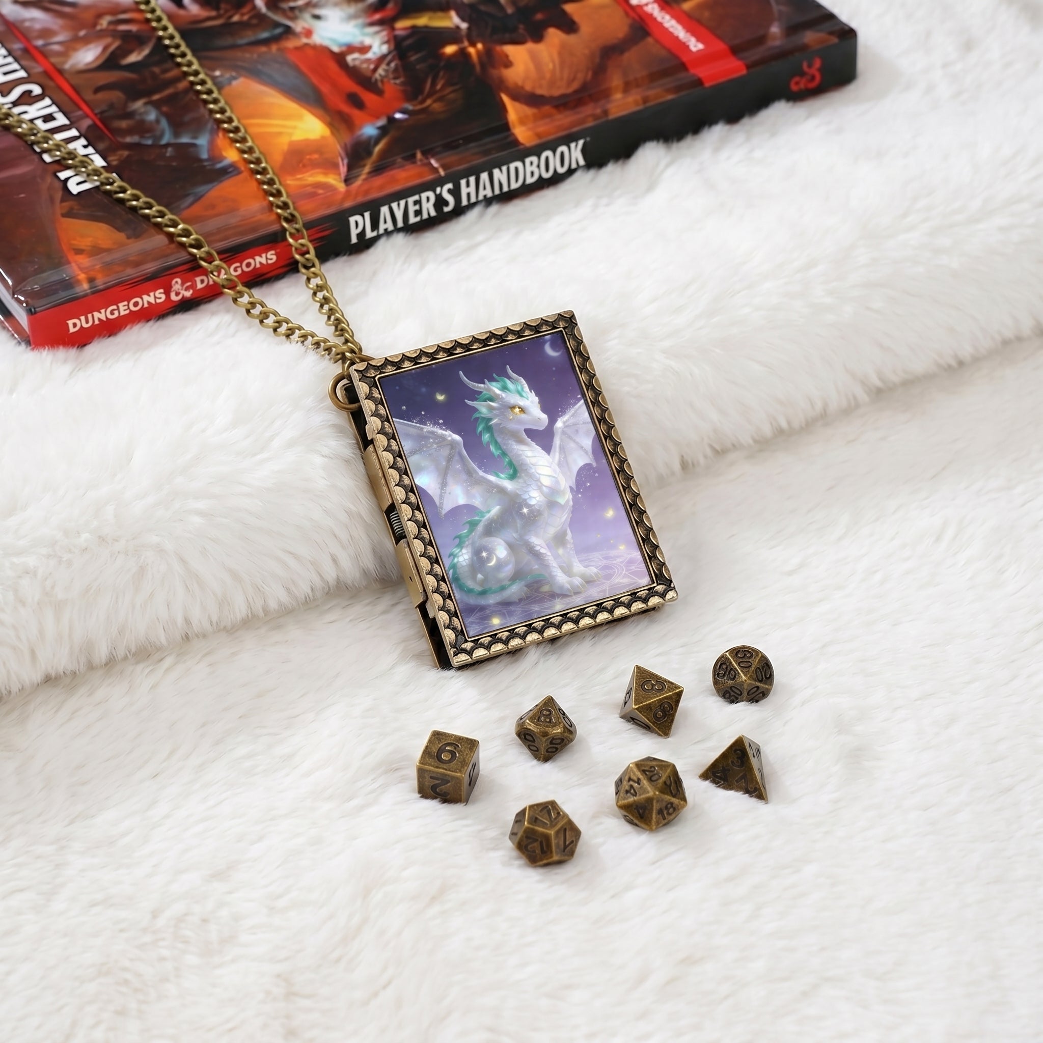 Celestial Dragon Dice Necklace